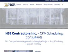 Tablet Screenshot of hsecontractors.com